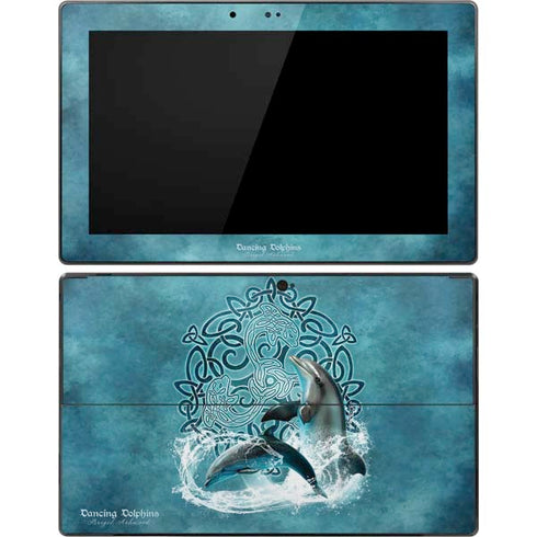 Dolphin Celtic Knot by Brigid Ashwood Surface Pro Tablet Skin