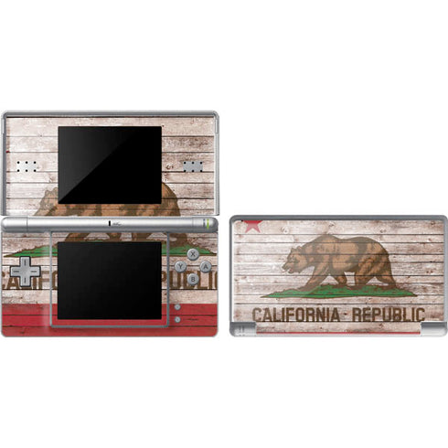 California Flag Dark Wood DS Lite Skin