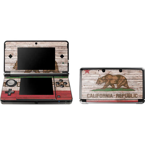California Flag Dark Wood 3DS (2011) Skin