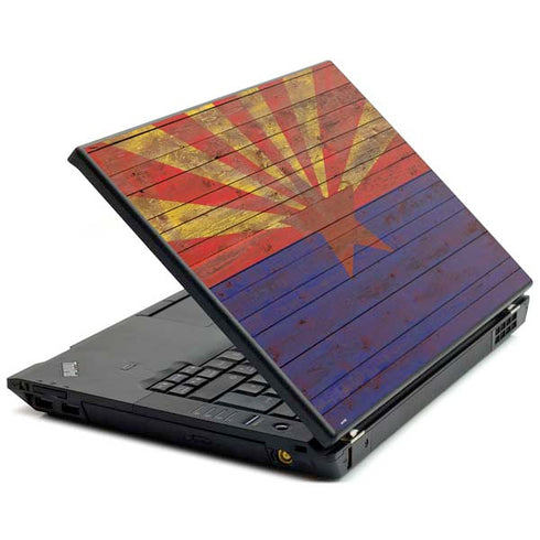 Arizona Flag Dark Wood Lenovo T420 Skin