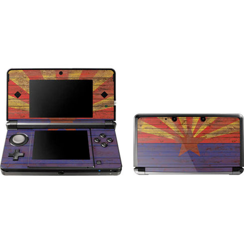 Arizona Flag Dark Wood Nintendo Skins