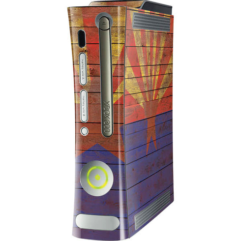 Arizona Flag Dark Wood Xbox 360 (Includes HDD) Skin