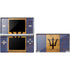 Barbados Flag Dark Wood Nintendo Skins