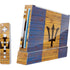 Barbados Flag Dark Wood Nintendo Skins