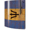 Barbados Flag Dark Wood Playstation 3 & PS3 Skin