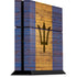 Barbados Flag Dark Wood PlayStation PS4 Skins