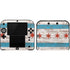 Chicago Flag Dark Wood Nintendo Skins