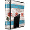 Chicago Flag Dark Wood Xbox 360 Slim (2010) Skin