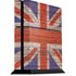 United Kingdom Flag Dark Wood PlayStation PS4 Skins