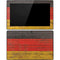 German Flag Dark Wood Surface Pro Tablet Skin