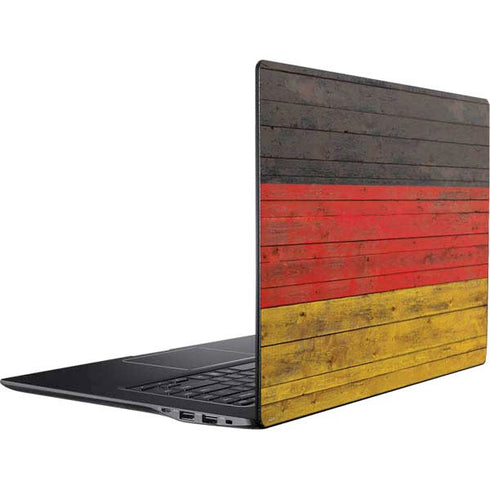 German Flag Dark Wood Ativ Book 9 (15.6in 2014) Skin