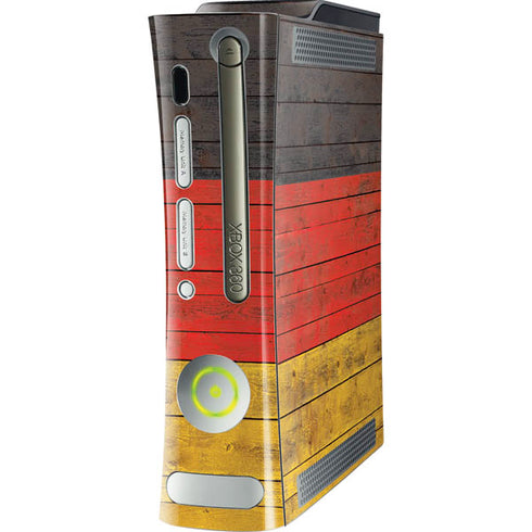 German Flag Dark Wood Xbox 360 (Includes HDD) Skin