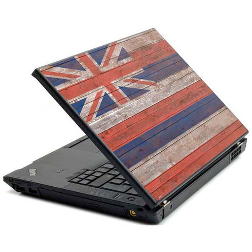 Hawaiian Flag Dark Wood Lenovo T420 Skin