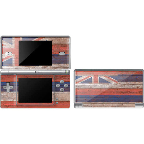 Hawaiian Flag Dark Wood DS Lite Skin
