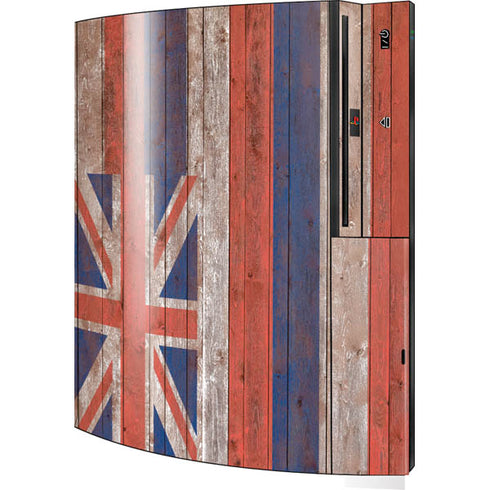 Hawaiian Flag Dark Wood Playstation 3 & PS3 Skin