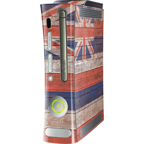 Hawaiian Flag Dark Wood Xbox 360 (Includes HDD) Skin