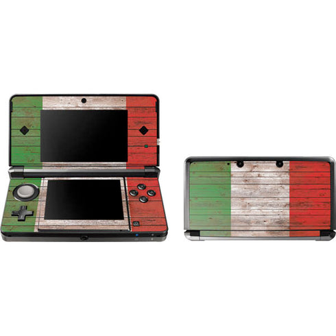 Italian Flag Dark Wood Nintendo Skins