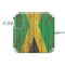 Jamaican Flag Dark Wood 85W Power Adapter (15 and 17 inch MacBook Pro Charger) Skin