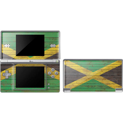 Jamaican Flag Dark Wood DS Lite Skin