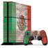 Mexican Flag Dark Wood PlayStation PS4 Skins