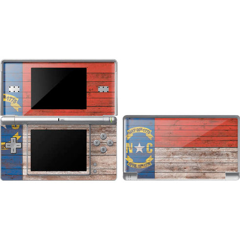 North Carolina Flag Dark Wood DS Lite Skin