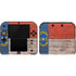 North Carolina Flag Dark Wood Nintendo Skins