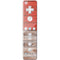 North Carolina Flag Dark Wood Wii Remote Controller Skin