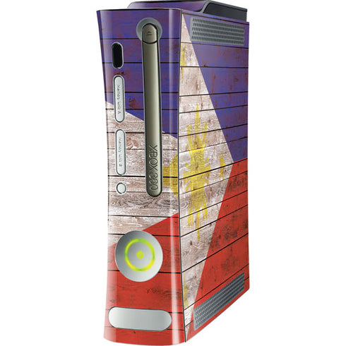 Philippines Flag Dark Wood Xbox 360 (Includes HDD) Skin