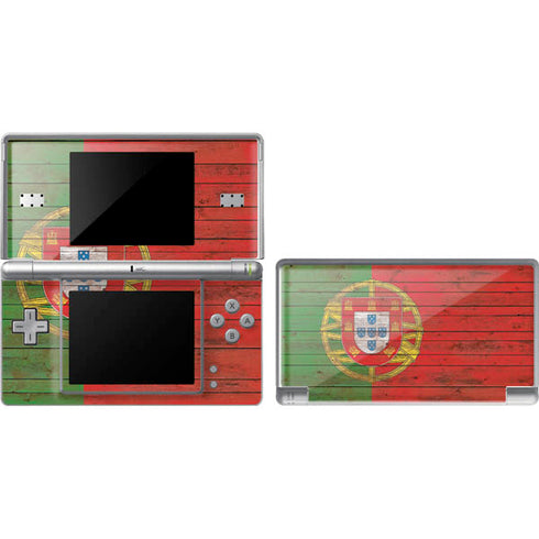 Portuguese Flag Dark Wood DS Lite Skin