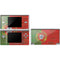Portuguese Flag Dark Wood DS Lite Skin