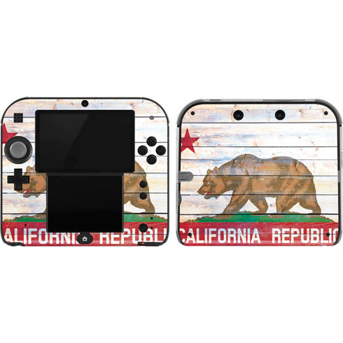 California Flag Light Wood Nintendo Skins