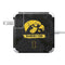 University of Iowa Hawkeyes Distressed Logo 85W Power Adapter (15 and 17 inch MacBook Pro Charger) Skin