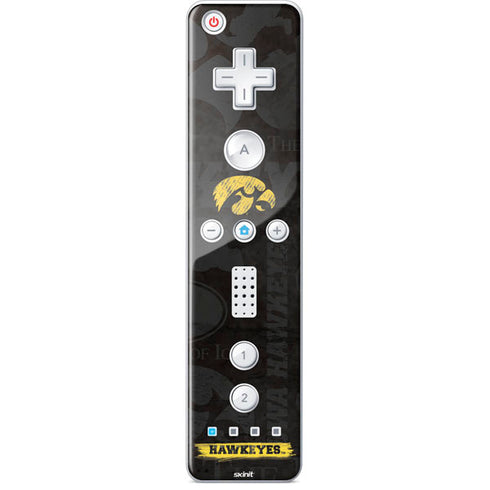 University of Iowa Hawkeyes Distressed Logo Nintendo Skins