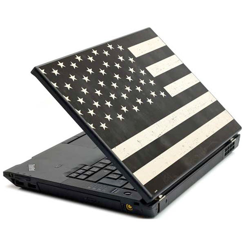 Black & White USA Flag Lenovo T420 Skin