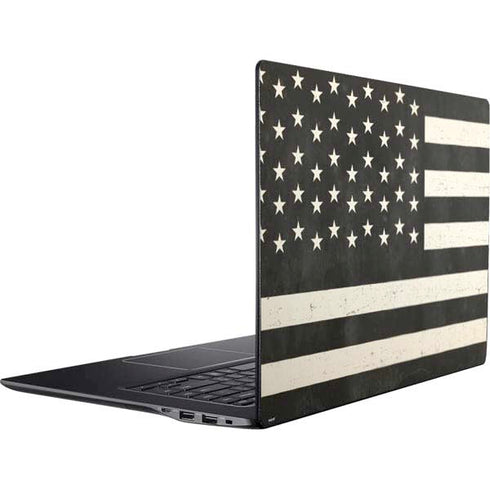 Black & White USA Flag Ativ Book 9 (15.6in 2014) Skin