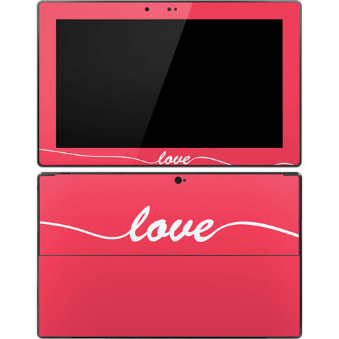 Love Banner Surface Pro Tablet Skin