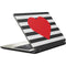 Black And White Striped Heart Satellite L50-B / S50-B Skin