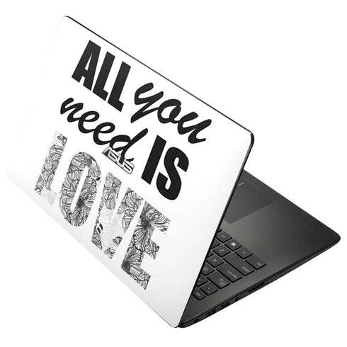 All You Need Is Love BW Asus X502CA 15.6 Skin