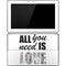 All You Need Is Love BW Surface Pro Tablet Skin