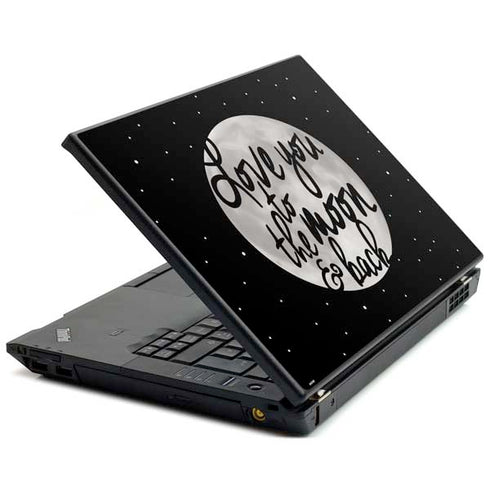To The Moon And Back BW Lenovo T420 Skin