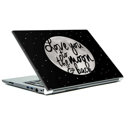 To The Moon And Back BW Portege Z30t/Z30t-A Skin