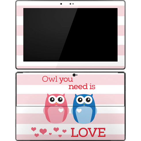 Owl Is All You Need Surface Pro Tablet Skin