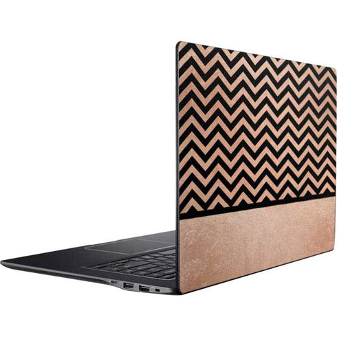 Rose Gold Chevron Split Ativ Book 9 (15.6in 2014) Skin