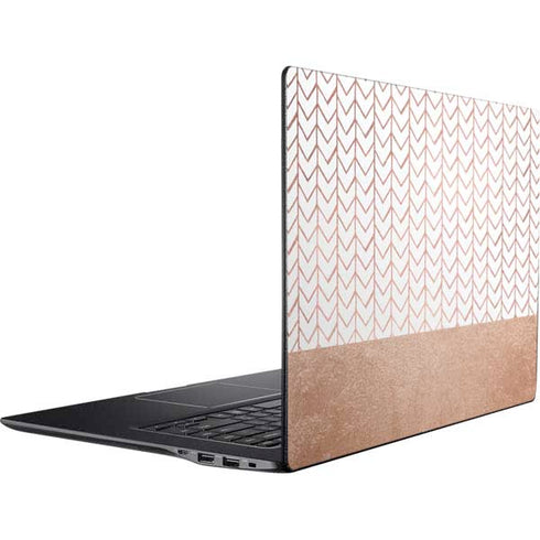 Rose Gold Herringbone Ativ Book 9 (15.6in 2014) Skin