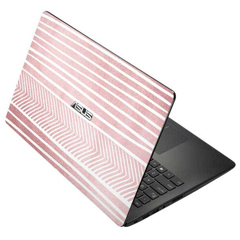 Pink and White Stripes Asus X502CA 15.6 Skin