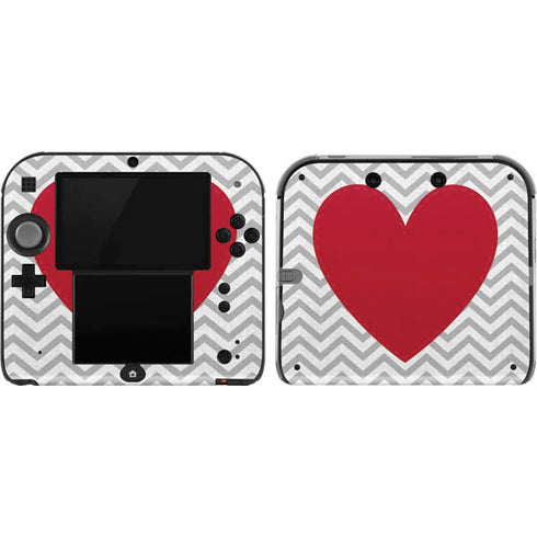 Chevron Heart Nintendo Skins