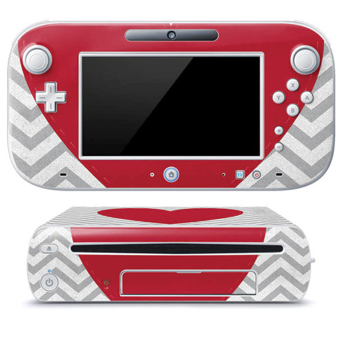 Chevron Heart Wii U (Console + 1 Controller) Skin