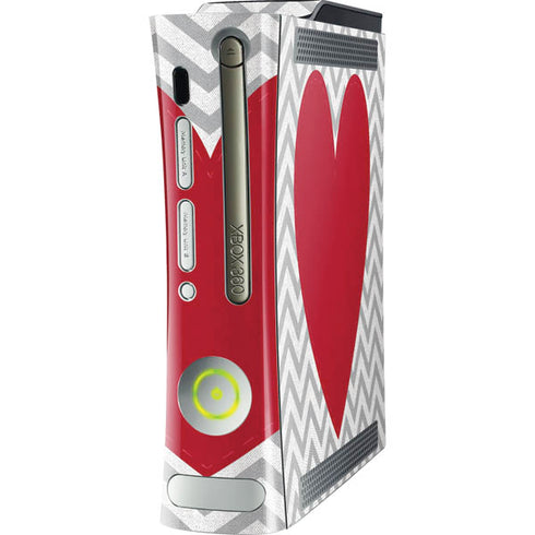 Chevron Heart Xbox 360 (Includes HDD) Skin