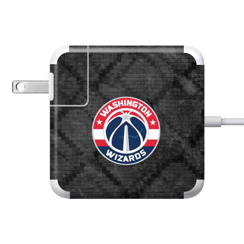 NBA Washington Wizards Black Rust 85W Power Adapter (15 and 17 inch MacBook Pro Charger) Skin