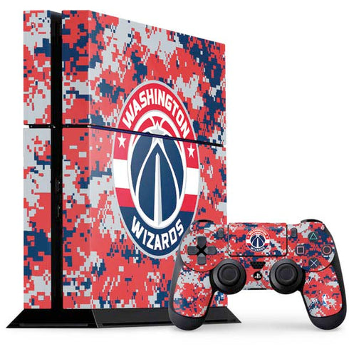 NBA Washington Wizards Camo Digi PlayStation PS4 Skins